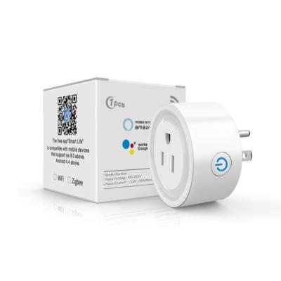 China Stecker-Sockel-Smart Home US Wifi Smart Tuya WIFI Stecker-Sockel zu verkaufen