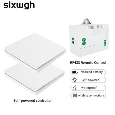 China SIXWGH Wireless Wall Switch RF433MHZ RF Wireless Switch for sale