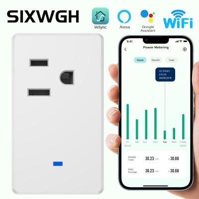 China FCC bestätigte Stromversorgung Tuya Zigbee Wand Wifi-Sockel-2200W 50*50*84mm Sockel zu verkaufen