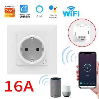 China Mtering Zigbee Wall Socket Intelligent 16A Smart Socket for sale