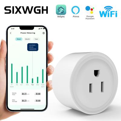 China Wifi Stecker-Sockel PC-ABS Smart-Stecker Wifi-Sockel-240V im Freien zu verkaufen