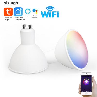 China 10W Adjustable Smart Wifi LED Bulb Aluminum PC Voice Control LED Lights for sale