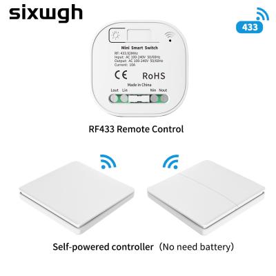 Chine le commutateur intelligent de 2a 250v Whz01 Zigbee a arrondi le plus faible commutateur faisant le coin de l'interrupteur Rf433 Homekit à vendre