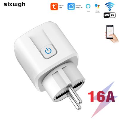 China Tuya Wifi Smart Socket Plug With Countdown / Timing Function for sale