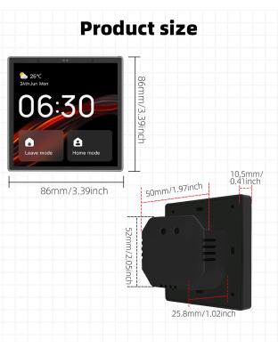 China 4inch Smart Display Controller The Perfect smart home autumation Solution connected with all the smart home products for sale