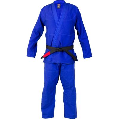 China Brazilian jiu-jitsu kimono fighting gear academy bjj gi sets blue color for sale