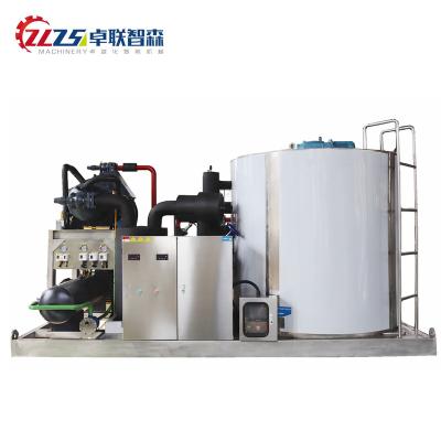 China 15t sea salt water commercial industrial commercial flake ice machine for sale for sale