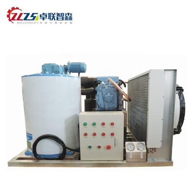 China 3 Ton Daily Output Industrial Flake Ice Machine for Seafood and Meat Cooling for sale