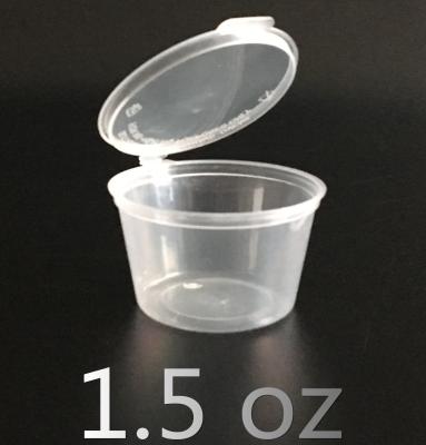 China van de het Voedselcontainer van 50ml 2oz de Beschikbare Kop van de het Vaatwerk Plastic Saus met Deksels Te koop