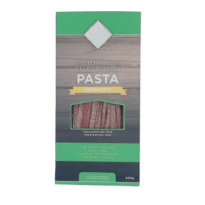 China Tallarines chinos orgánicos libres Bean Pasta Spaghetti negro de la soja del gluten kosher Halal en venta