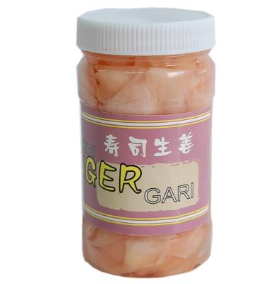 China Natürliche rosarote in Essig eingelegte Verpackung des Sushi-Ingwer-160g 190g 340g zu verkaufen