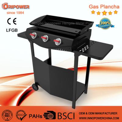 China Adjustable Height BSCI Audited Gas Griddle Grill , Portable Gas Grill for sale