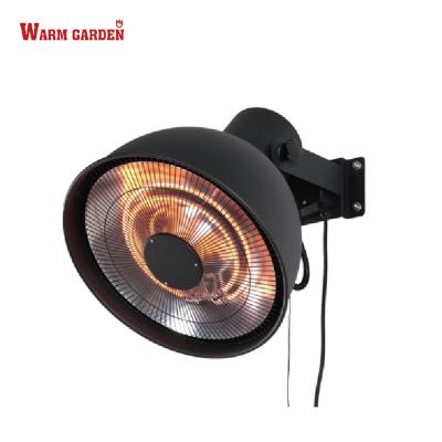 China IPX4 CE 0/800/1200/2000W EXTERIOR WALL PATIO ELECTRIC HALOGEN OUTDOOR HEATER WITH PULL SWITCH for sale