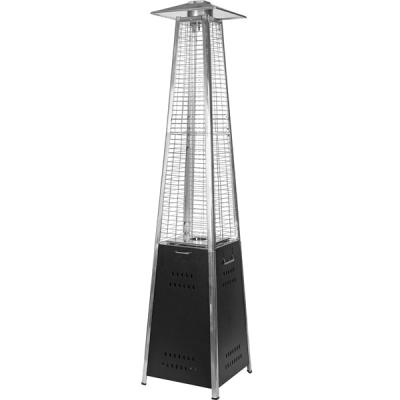 China 40000 Btu Outdoor Decor Quartz Glass Tube Stainless Steel Gas Flame Patio Heater H1502A for sale