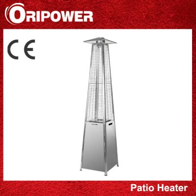 China 40,000 Btu Stainless Steel Pyramid Flame Patio Heater H1501 for sale