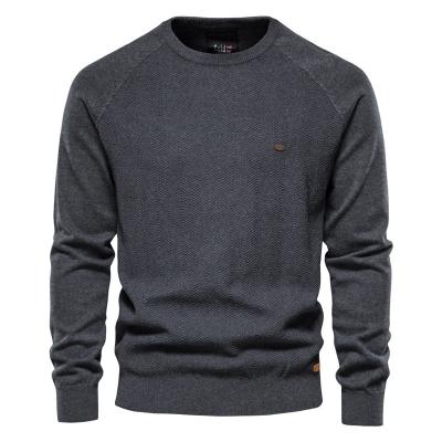 China Custom Cheap Autumn Winter Ugly Alpaca Wool Jacquard Wool Knitwear Knitwear Mens Casual 100% Crew Neck Anti-wrinkle Knit Pullover Sweater for sale