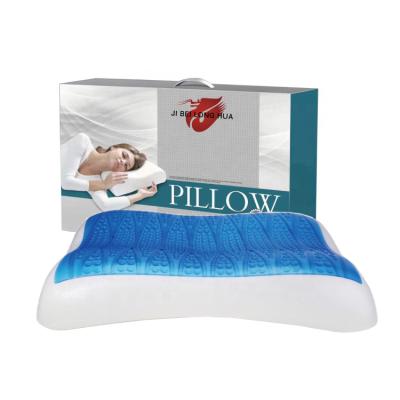 China Anti-Apnea Material 100% Pure Premium Silicon Gel Memory Foam Pillows for sale