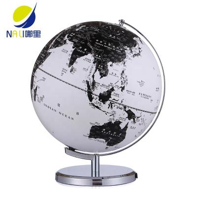 China 12.6 Inch OEM Universal World Map Globe Decoration Rotating Artificial Earth Globes for sale