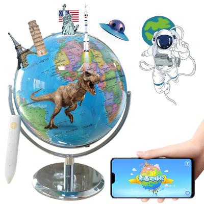 China Teaching And Decoration AR Earth World Smart Talking Globe With Learning Pen For Kid's Intelligence Toys for sale