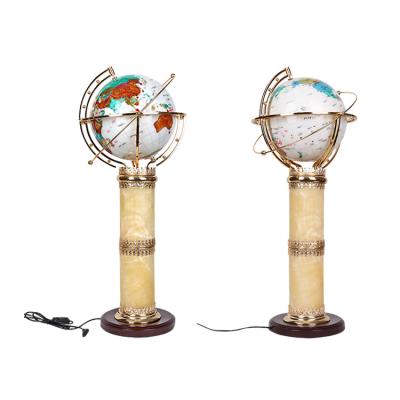 China Decoration Factory Supply Checked Decorative Globe Cover Light Globe Lamp Teaching and Teaching Aids for sale