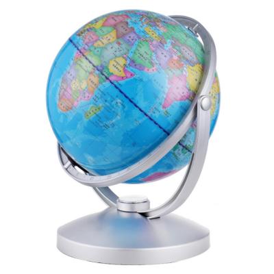 China Teaching and Decoration Gift Desk Table Plastic World Earth Globe with Compass with 720 Degree Rotating Base for Kids Toys for sale