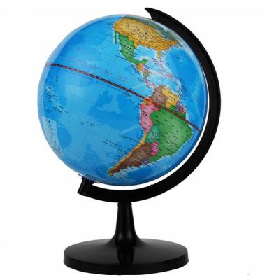 China Teaching and decoration 6 inch (14 cm) mini plastic world globe teaching version for students for sale