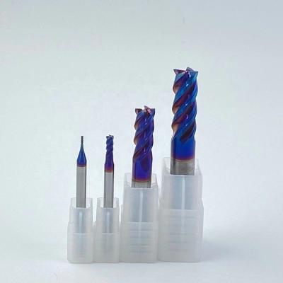 China Left Hand Carbide Four Flutes Solid End Mills For Cnc Milling Cutter Carbide Machine for sale