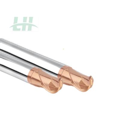 China Left Hand Carbide 55 Tool 4 Round Edge Cnc Milling Cutter Steel Coated Carbide Round Nose Round Nose Cutter Can Be Customized for sale