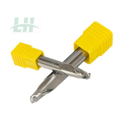 China Left Hand 12mm Ball Nose Tungsten Steel Carbide Milling Cutter Tungsten Steel End Mill Tungsten Steel Mill Extended Cutter 2 Blade Lengthened Cutter for sale