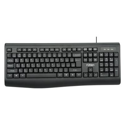 China High Quality Plug and Play Keyboard 104 Keys Desktop Keyboard OEM Classic Durable Cable Computer Accessories for sale