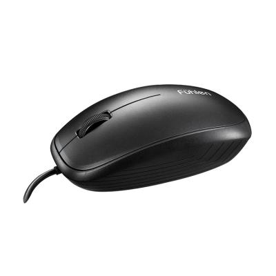 China Fuhlen L105 factory shop premises wholesale high quality ready made wired cheap mouse custom LOGO computer mouse for sale