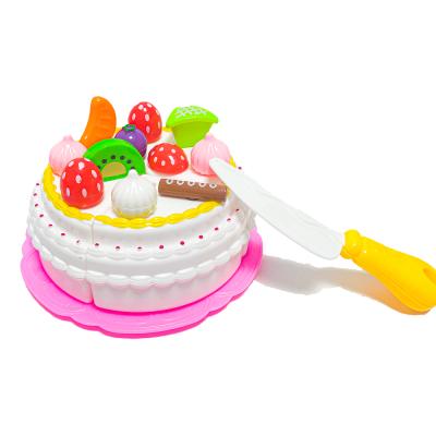 China Eco - Friendly Non - Toxic Fruit Birthday Cake Pretend Toy For 3+ Kids for sale