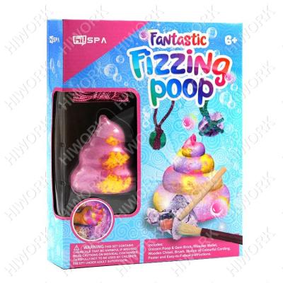 China Others All Natural Bath Bomb Kids Making Kit Set Bowels Fizzing Poop Dig Kit For Kids for sale