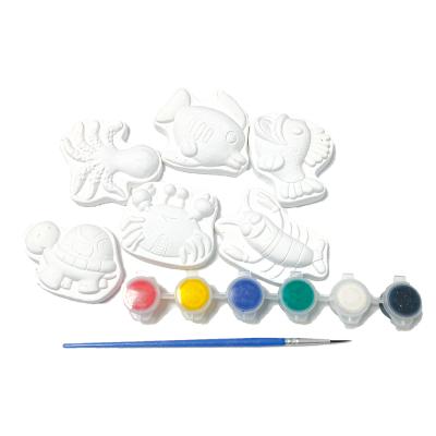 China New Product 6pcs Quick Dry Paint Plaster For Kids 3+ for sale