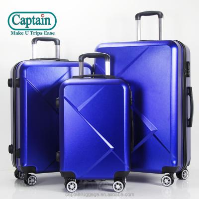 China Whole Sale Trolley Suitcase ABS+PC Hard Case Handbag Vacation Sale Suitcase Luggage Moving Set for sale