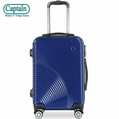 China Wholesale Hard PC Hand Cabin Luggage Trolley Hard PC Bag Luggage Trolley Zipper Fashionable Vacation Suitcase for sale