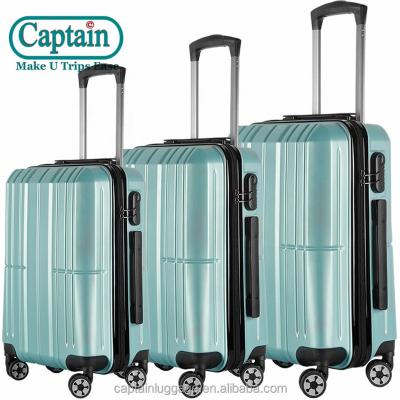 China Holiday Promotional Quality 20 24 28 Inch Spinner 3pc Luggage Custom Trolley Bag Luxury Hardside Suitcases for sale