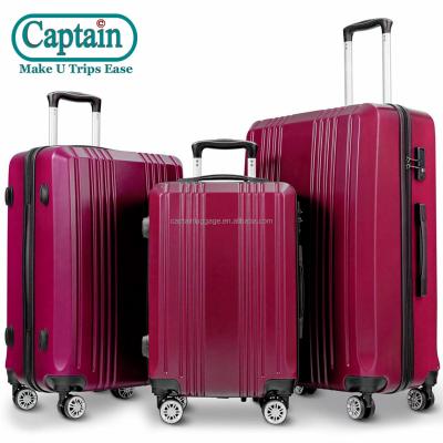 China Vacation Travel Bags Luggage Suitcase Ride 360 ​​Wheels Luggage Travel 4 Trolley Bag Suitcase for sale