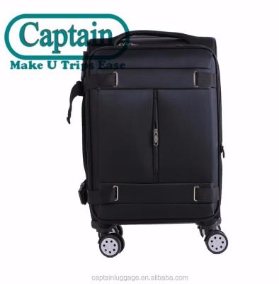 China Fashionable Polyester Soft Trolley Luggage Traveling Bags And Traveling Car Luggage With TSA Lock for sale