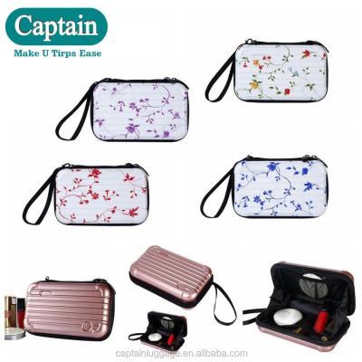 China With Hassle Free Return Or Exchange Makeup Cases Portable Cosmetics Mini Travel Organizer Bags For Women Zipper Makeup Suitcase Mini Luggage Case for sale