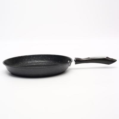 China Hot Selling Stocked Carton-Steel Grit Wavy Bottom Design Frying Pan With Large Size Simple Style Widely Use Easy Cooking No Shirt No Oil for sale