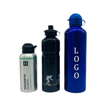 China Custom 400/750ml Logo Outdoor Sport Viable Blank Sublimation Bottle Aluminum Sports Water Bottle With Cap Lid for sale