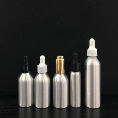 China Personal Care Aluminum Unique Aromatherapy 3ml Fragrance Essential Oil Bottles With Dropper for sale