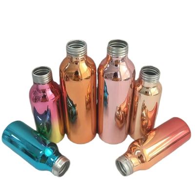 China Non Spill Aluminum Top Neck Beer Cap Screw Bottle With Screw Cap for sale