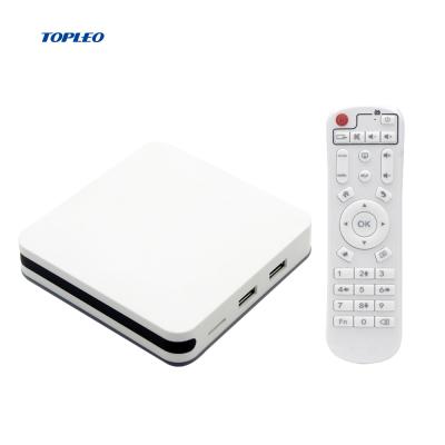 China Topleo 8gb 16gb 4k Max Video Output High Difinition SD/HD Pixel 6K Android TV Smart Box 10.0 Allwinner TV Set Top Box for sale