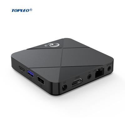 China NEW Model HD Topleo High Speed ​​Android 7.1 Android 7.1 16GB 32GB ROM Q3 4k Android Smart TV Box Mini for sale