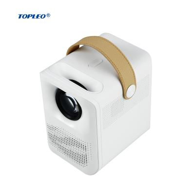 China Cheap Play 4k Mini Portable Home Led Projector Topleo Hd Jet Proyector Usb Beamer Short Android Multimedia Smart Projector for sale