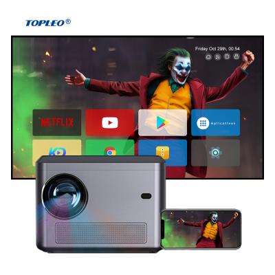 China Short Throw Topleo Mini Led Projector 4k LCD Video 150 Inch 1080p Portable Projector For Smart Cinema 3d Projector Android 10.0 for sale