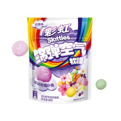 China Natural Candy Blossom Fun Skittles Fruit Skittles Freeze Air Jelly 36g for sale