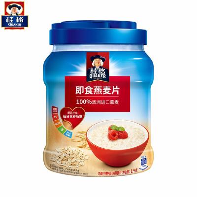 China High Quality Low-CARB Quaker Instant Pot 1000g Healthy Oatmeal Breakfast Partner for sale